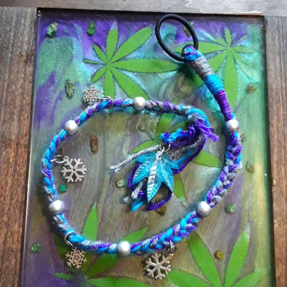 Festival hairwrap frozen